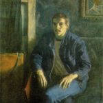 Self-portrait. 1978. A.F. Alexeyev